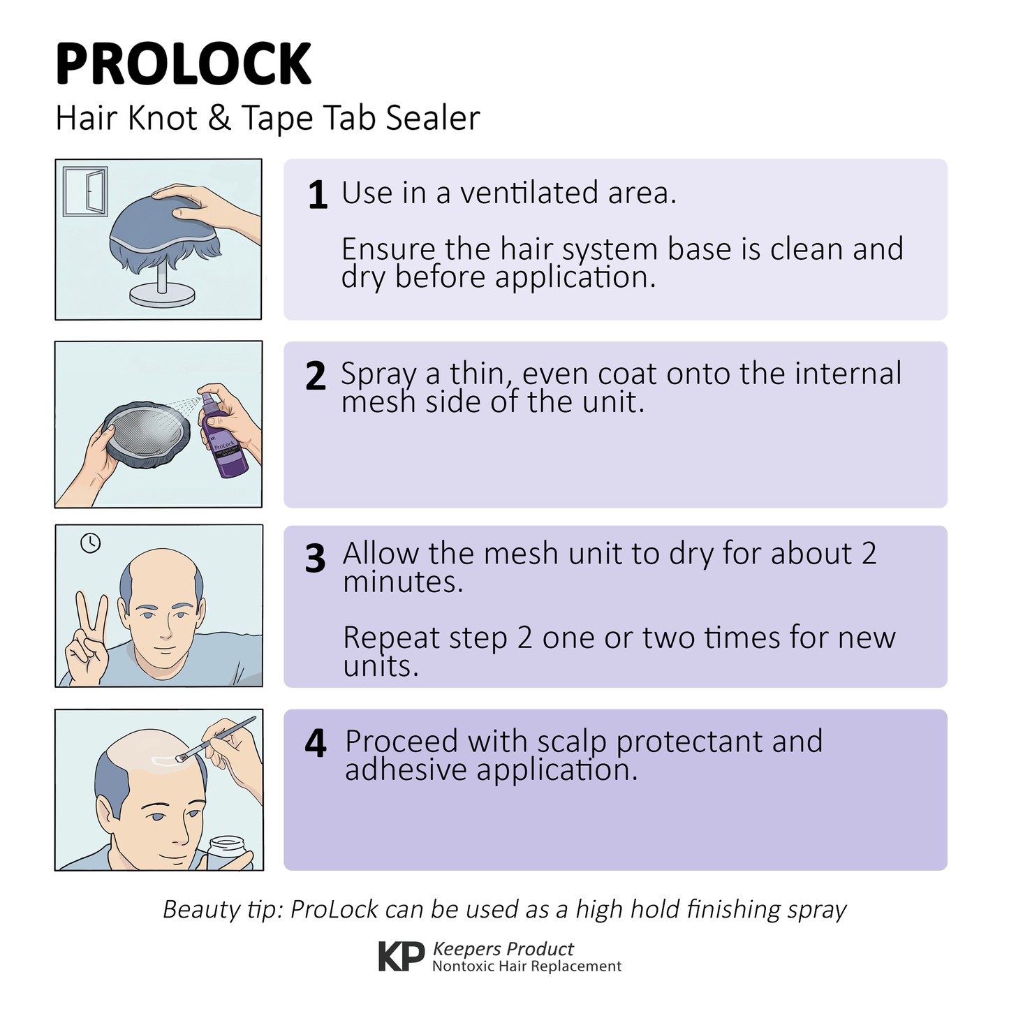 PROLOCK - Hair Knot & Tape Tab Sealer (4.25 oz)