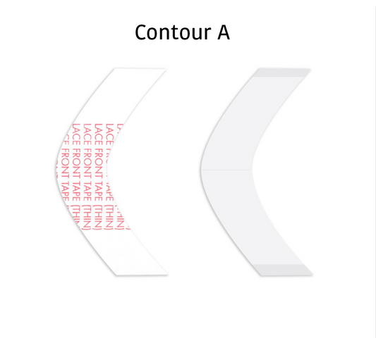 LACE FRONT SUPPORT TAPE CONTOURS (THIN) - A, C, CC
