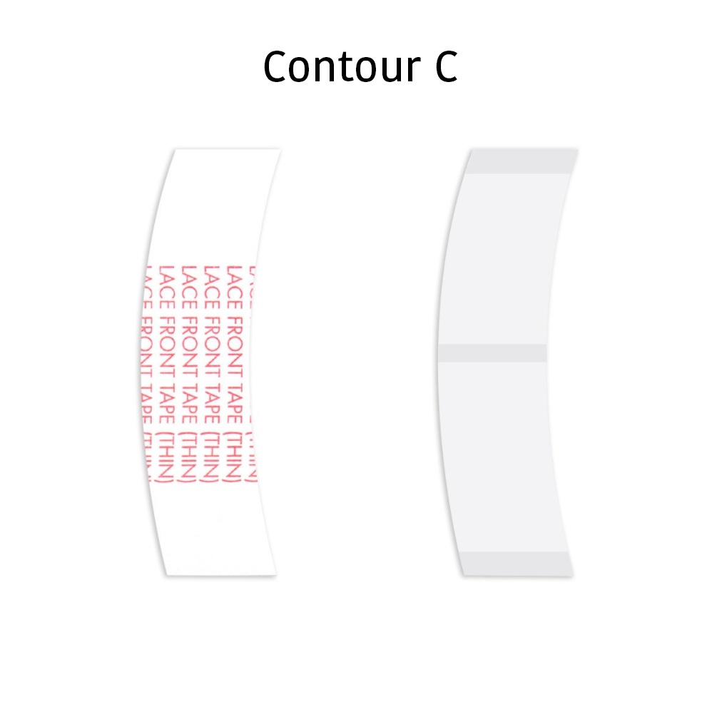LACE FRONT SUPPORT TAPE CONTOURS (THIN) - A, C, CC