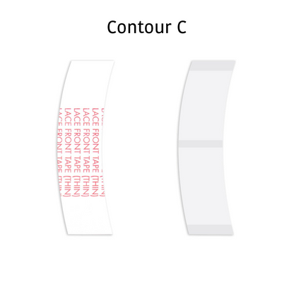 LACE FRONT SUPPORT TAPE CONTOURS (THIN) - A, C, CC